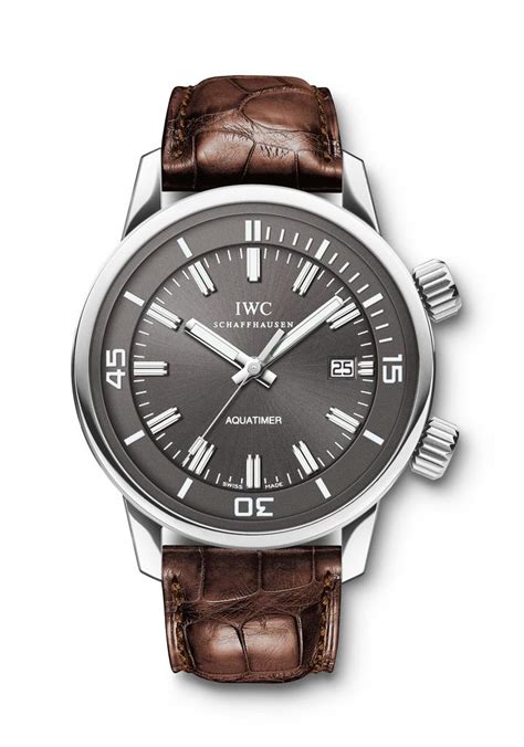 iwc vintage aquatimer white gold|Pre.